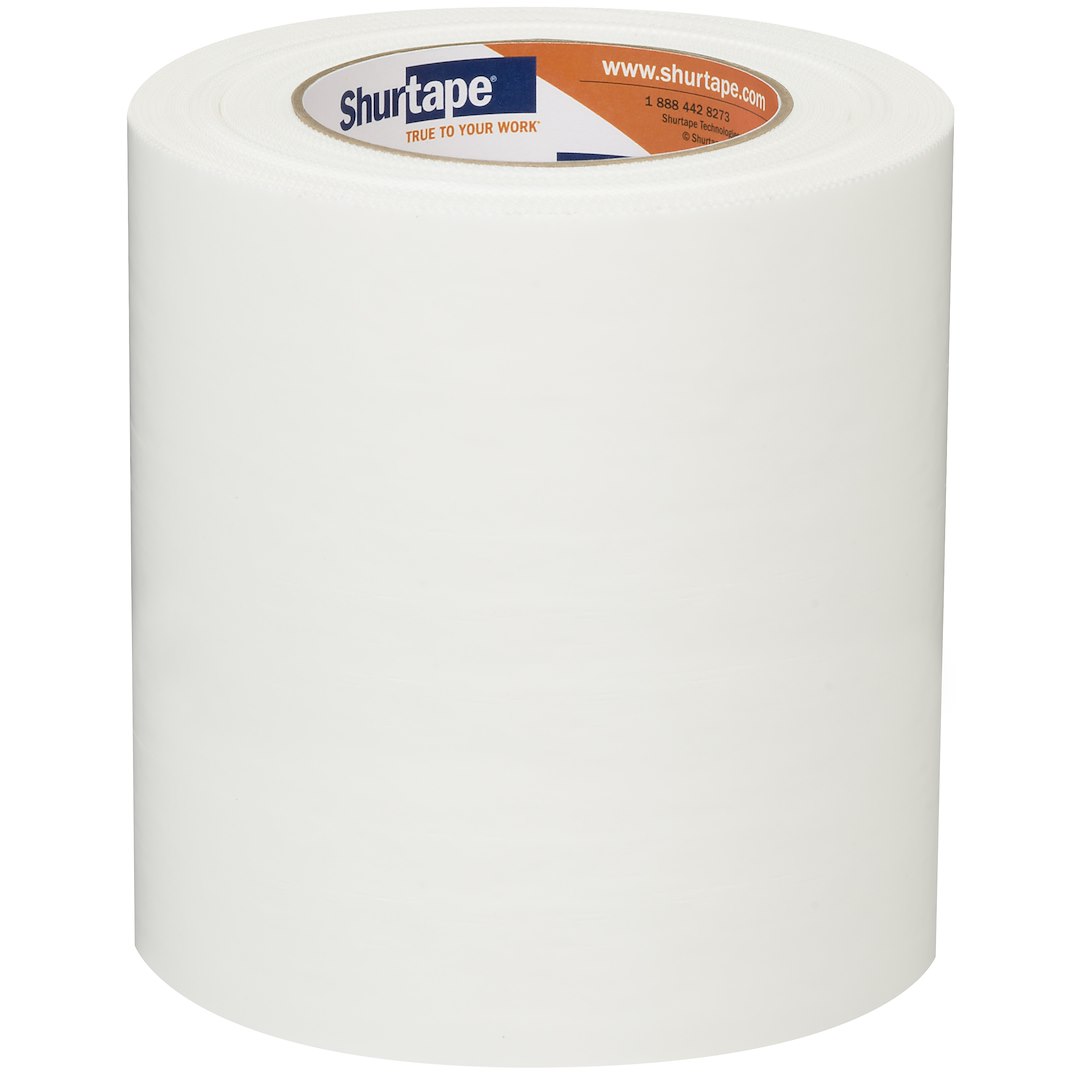 Shurtape 105738 PE 900 Polyethylene Shrink Wrap Tape 144mm x 55m White