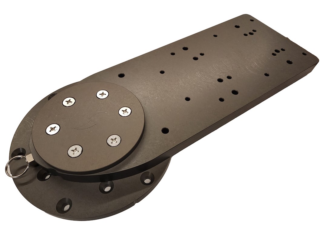 ShuttleSlide SS-9.5R Rotating Trolling Motor Mount Bracket 9.5 Inch