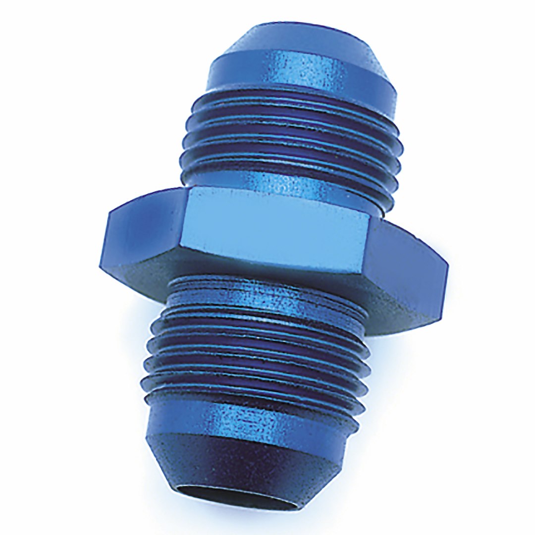 SPEEDFX 561015BK -10AN Straight Flare Union Fitting Black Anodized Aluminum