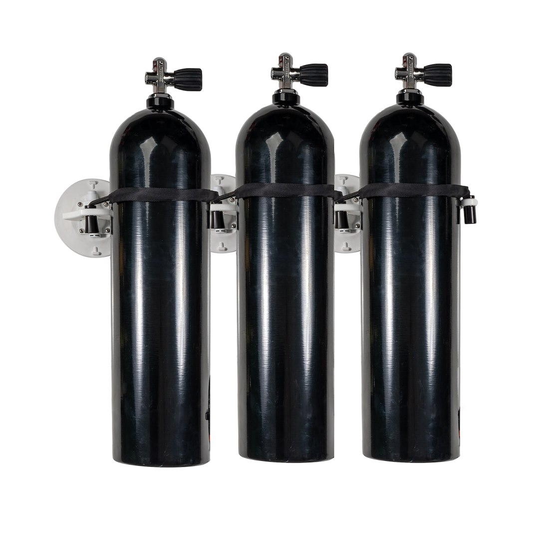 SeaSucker MD5534 3 Tank Rack Vacuum Mount Dive Tank Holder