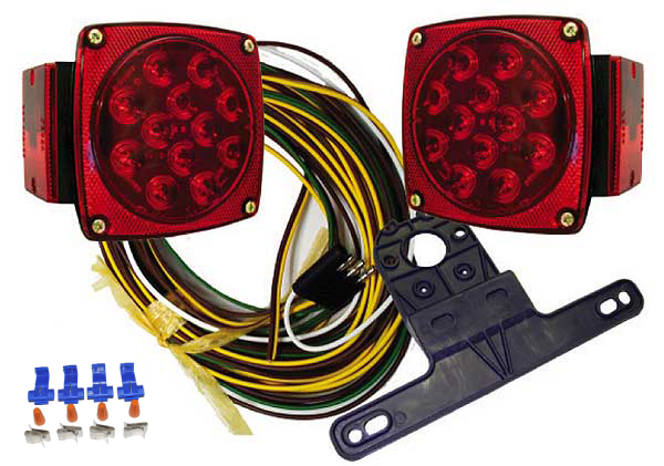 Jammy J-24245-NC LED Combo Light Kit Stop Turn Tail Backup Submersible