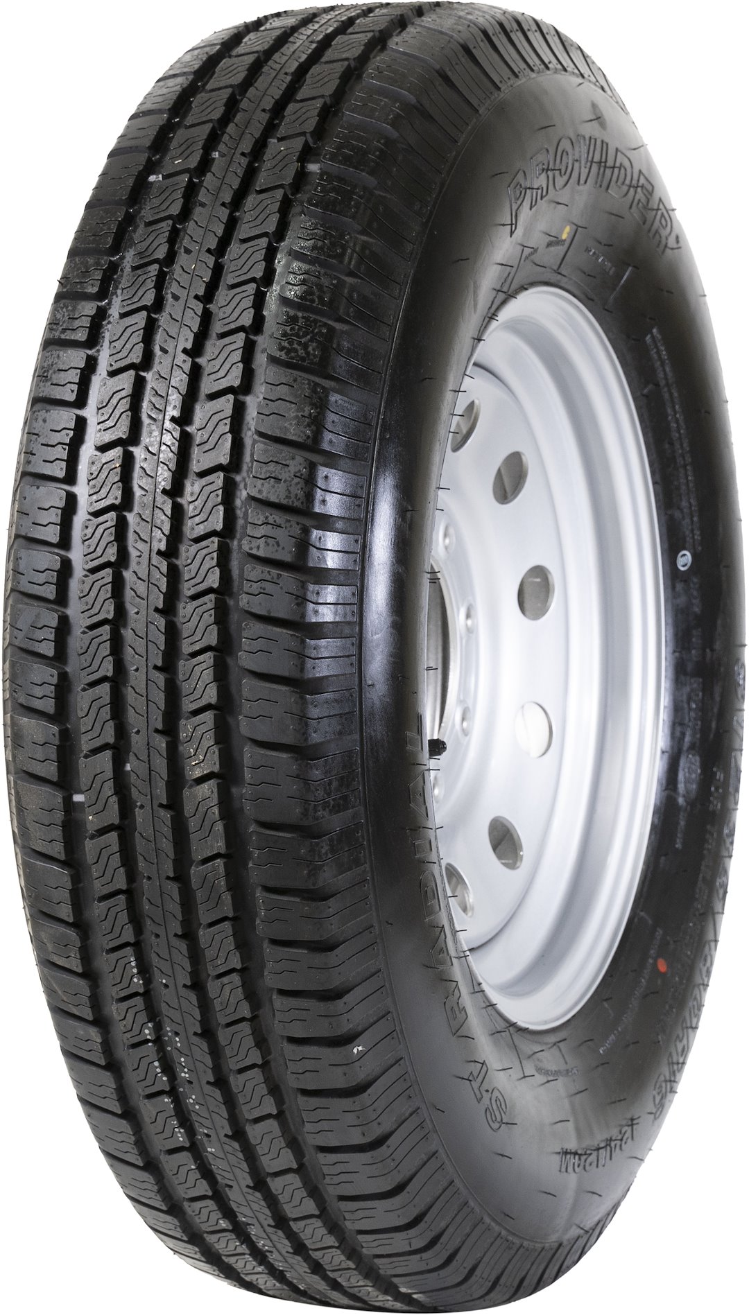Taskmaster A16RTK8SMM ST235/80R16 Load Range E Radial Trailer Tire & Wheel Assembly