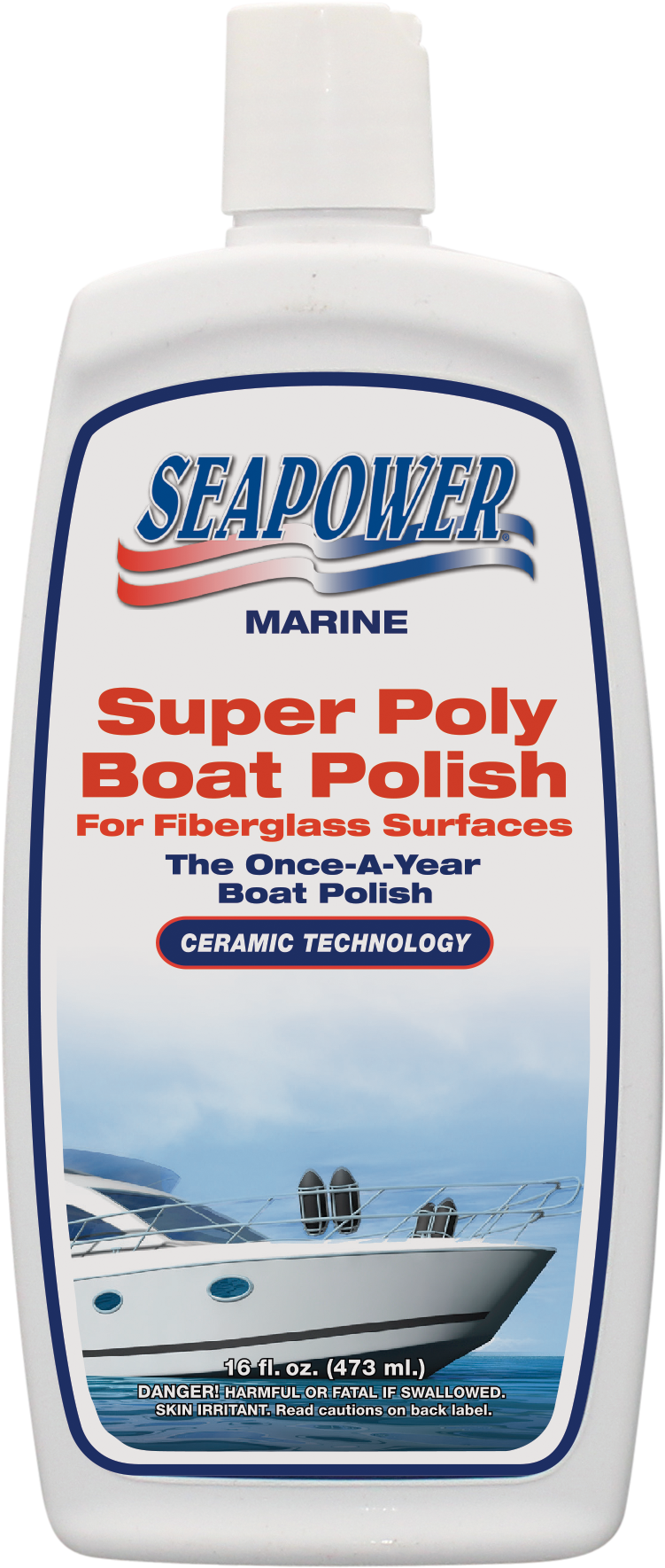 T.R. Industries SPS-16 Seapower Super Poly Boat Polish 16 oz
