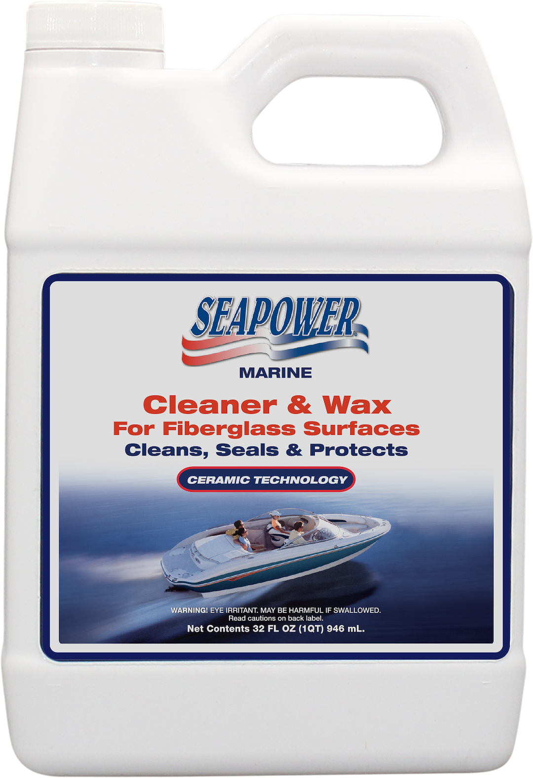 T.R. Industries SQ-32 Seapower Cleaner & Wax - 32 oz Marine Fiberglass Polish