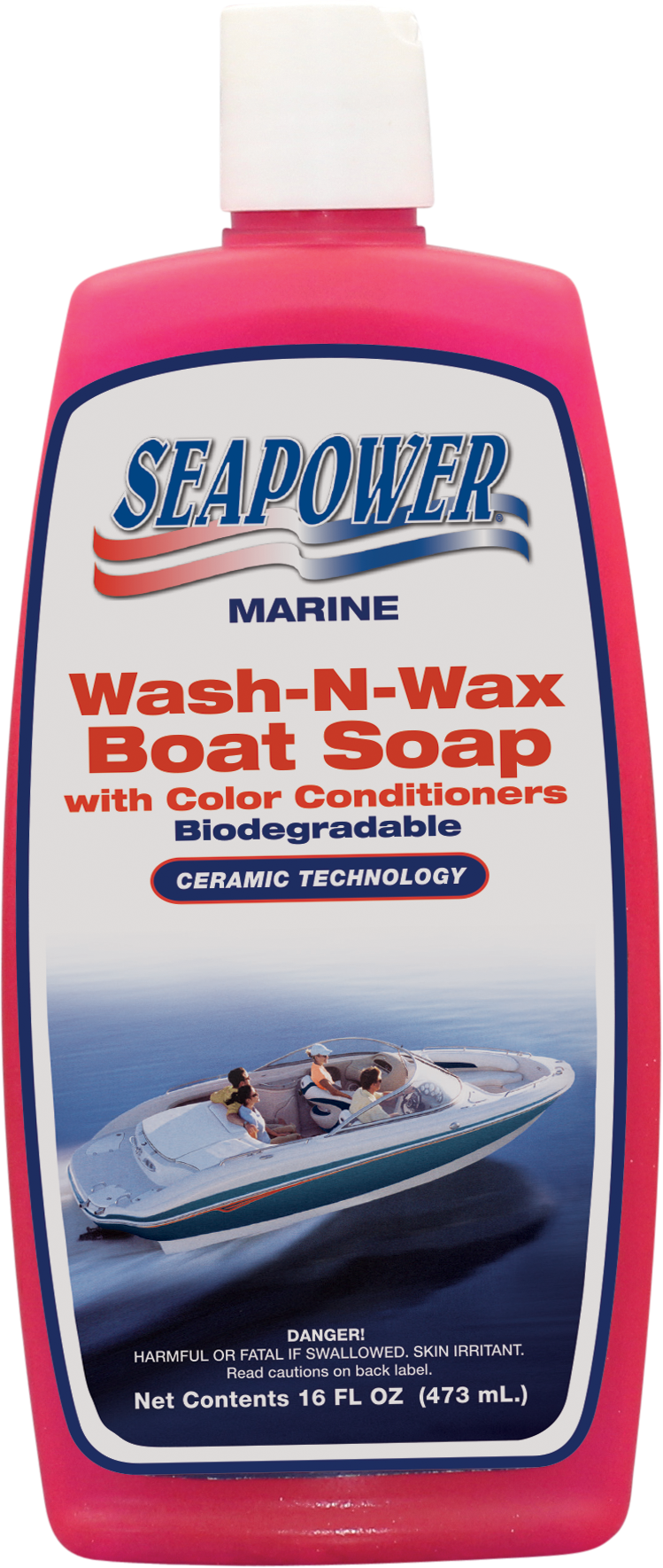 T.R. Industries SWS-16 Seapower Wash & Wax Boat Soap 16 oz