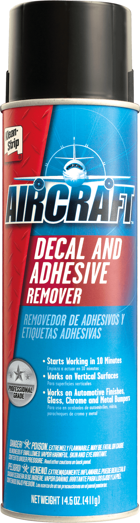 WM Barr & Company EAD909 Aircraft Decal & Adhesive Remover 16 oz Aerosol