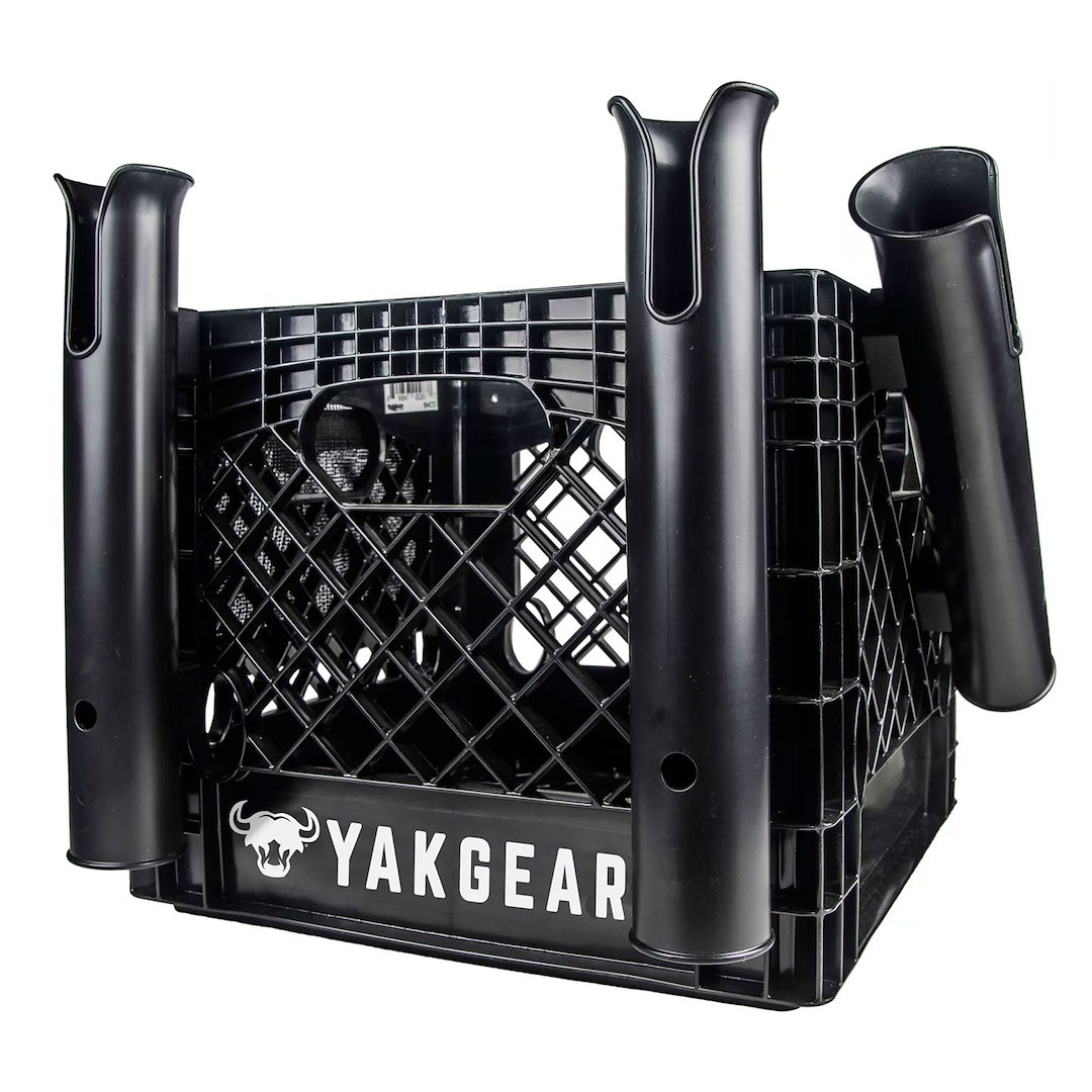 YakGear 01-0006-01 Anglers Crate Kit Basic V2 Kayak Fishing Organizer