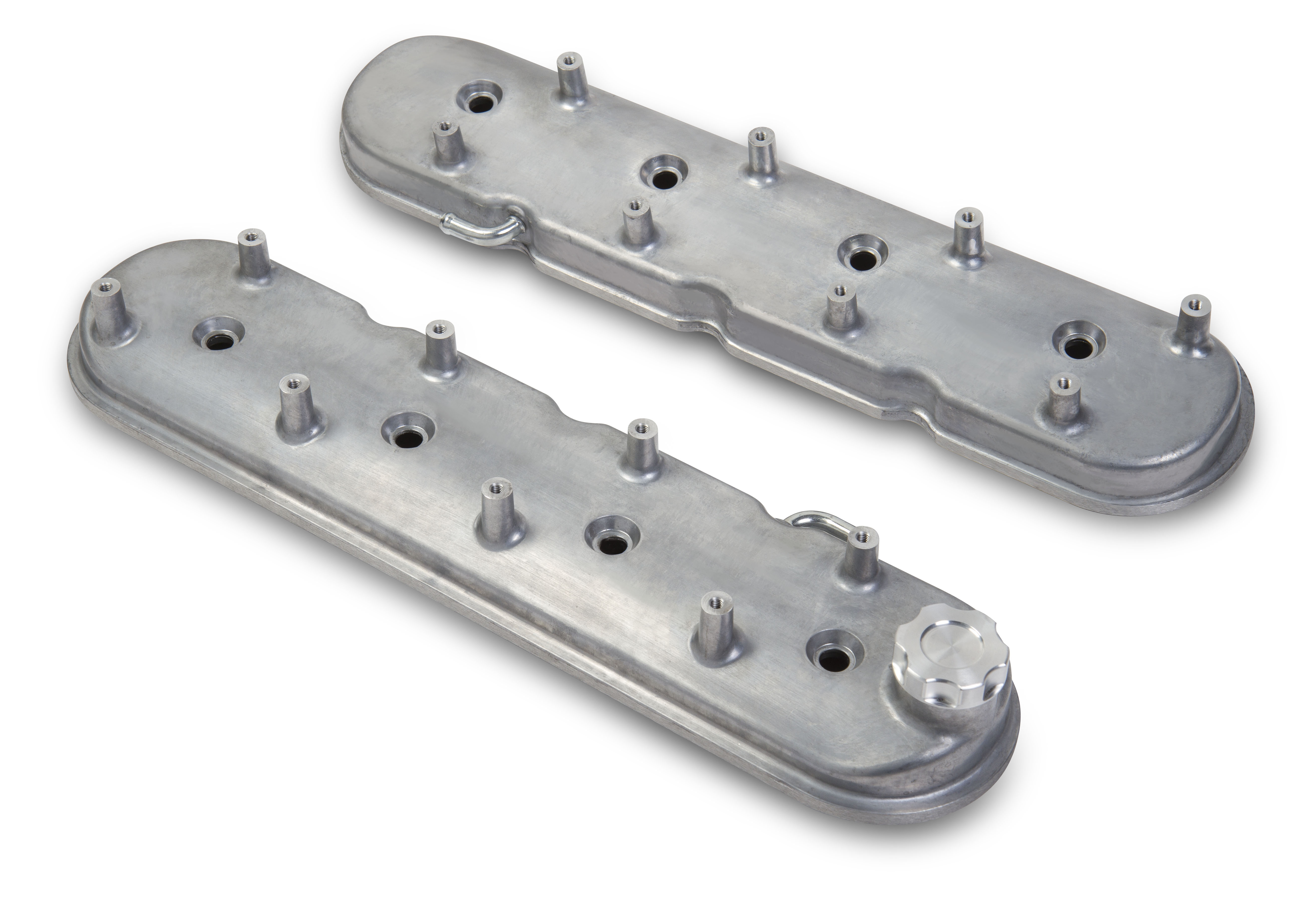 Picture of Holley 24188 LS Valve Covers Natural Cast Finish with Coil Mounts