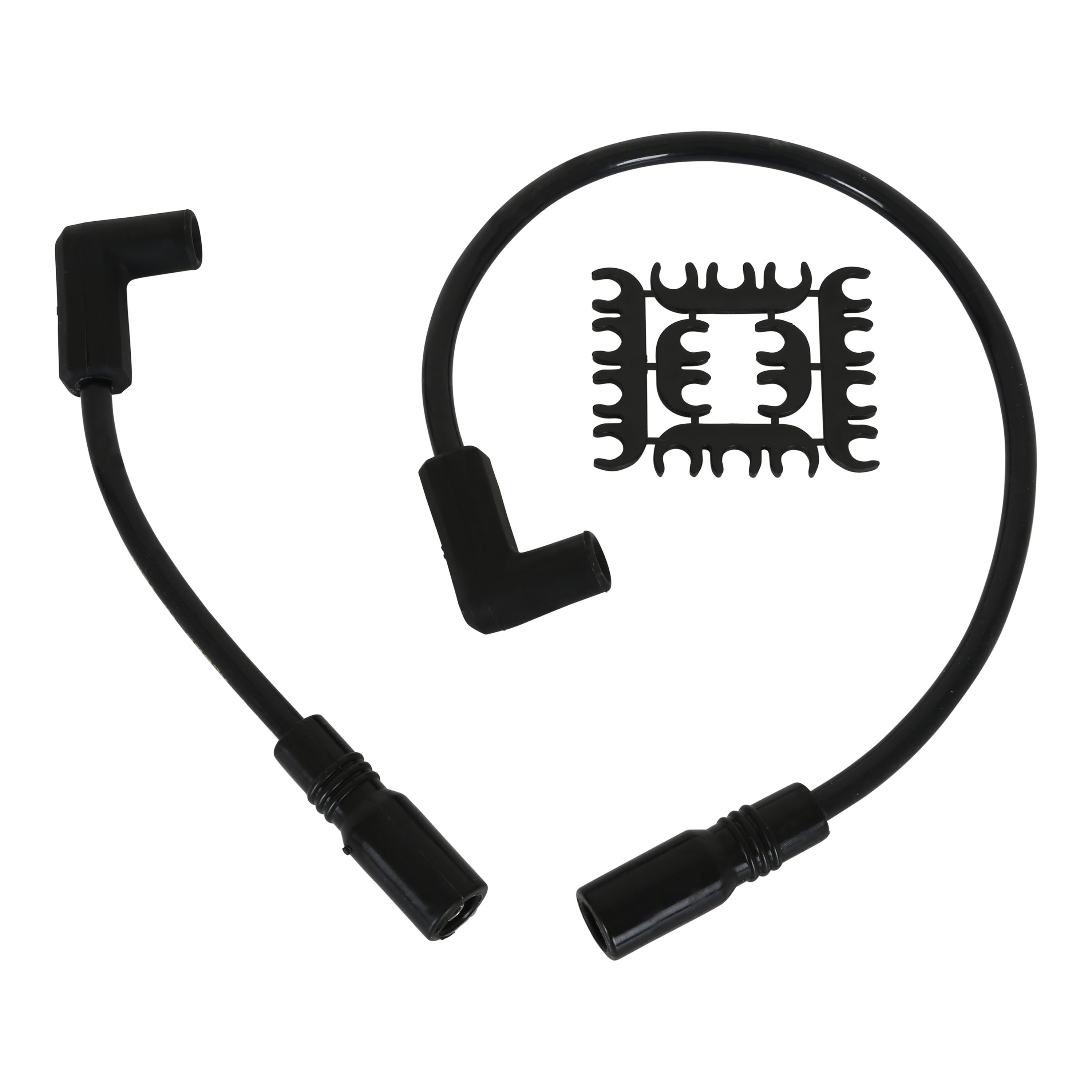 Picture of Accel 171100-K 8mm Spark Plug Wire Set 2000-2017 Harley Softail Black