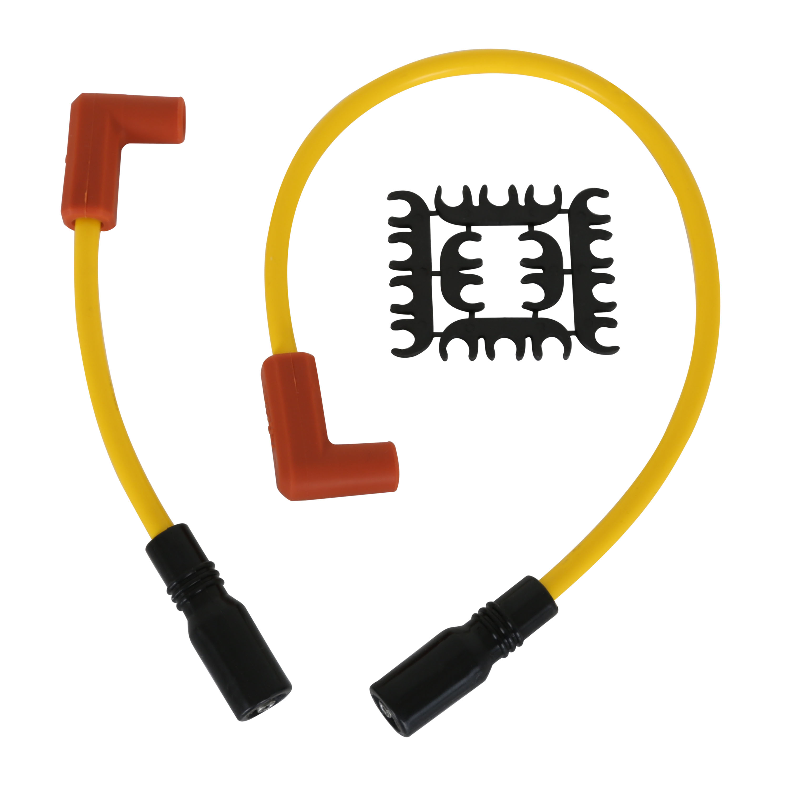 Picture of Accel 171100-Y 8mm Spark Plug Wire Set 2000-2017 Harley Softail Yellow
