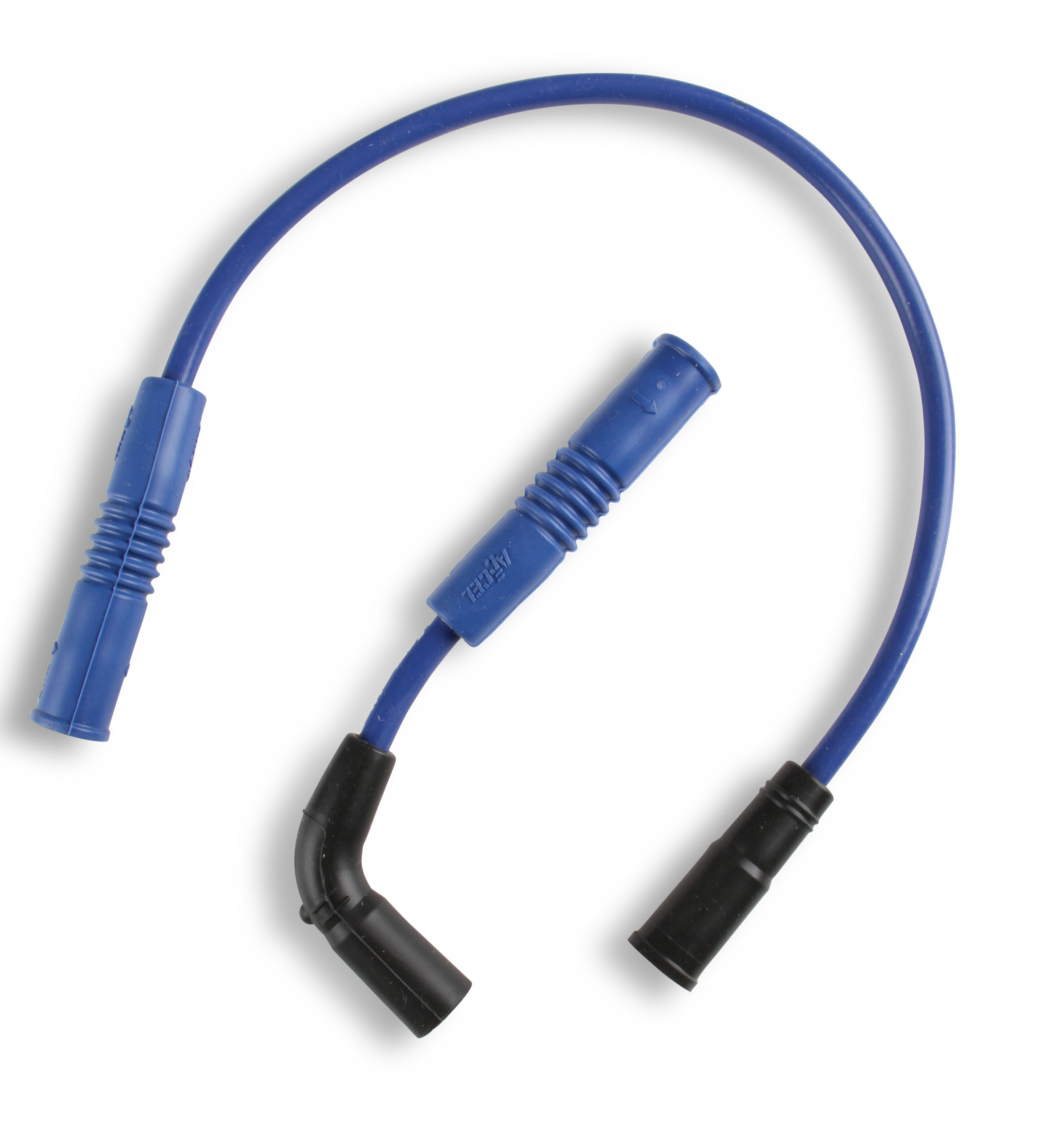 Picture of Accel 171112B 8mm Blue Spark Plug Wire Set 2009-2015 Harley Sportster XR1200