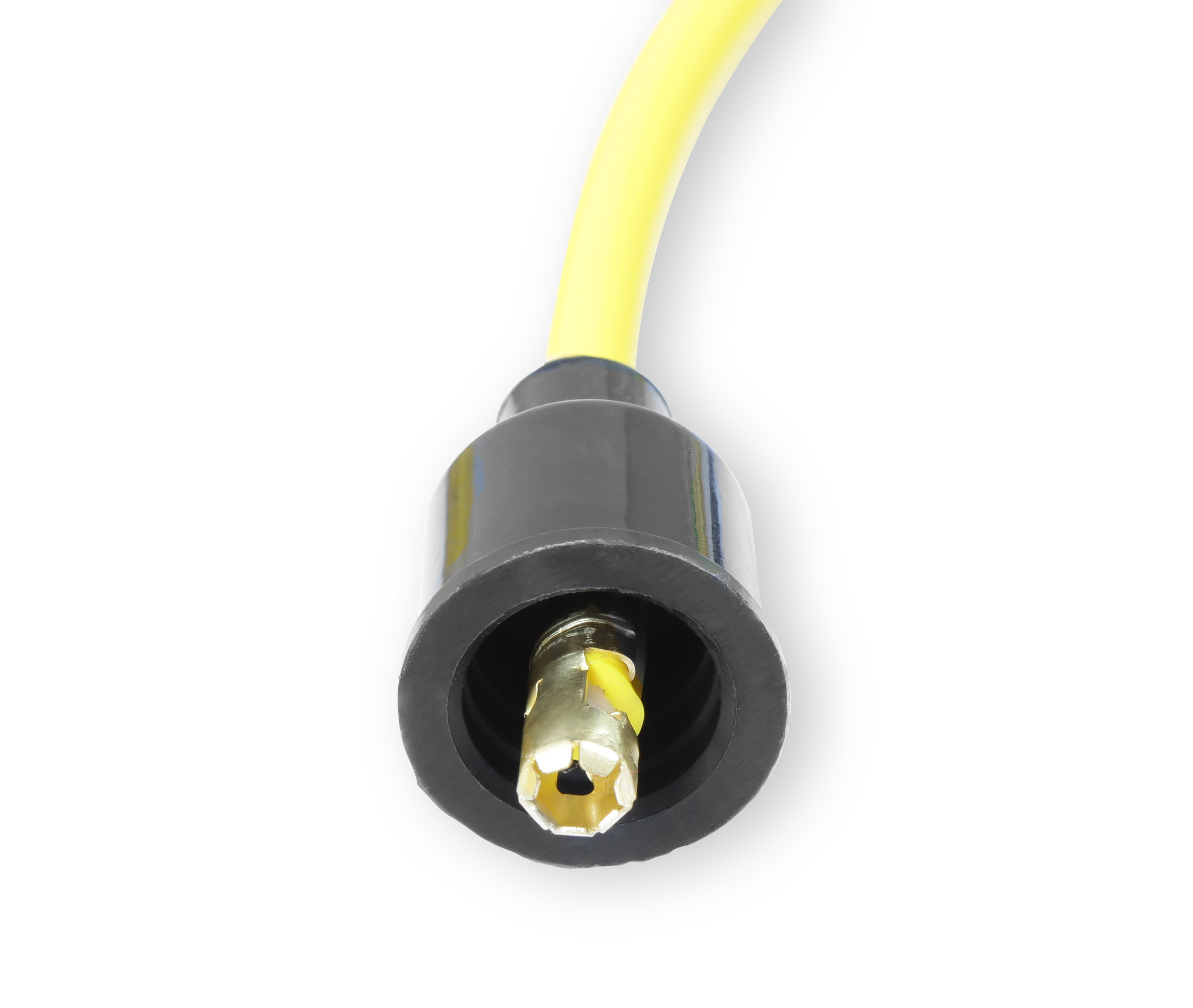 Picture of Accel 4038 8mm Spark Plug Wire Set Yellow with Orange Boots