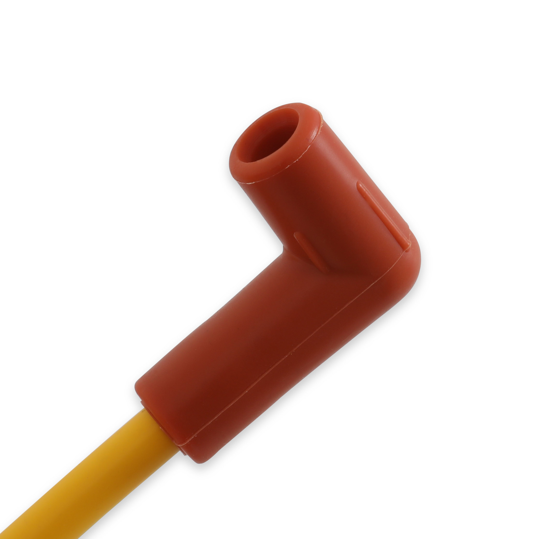 Picture of Accel 4039 8mm Spark Plug Wire Set - Yellow with Orange Boots