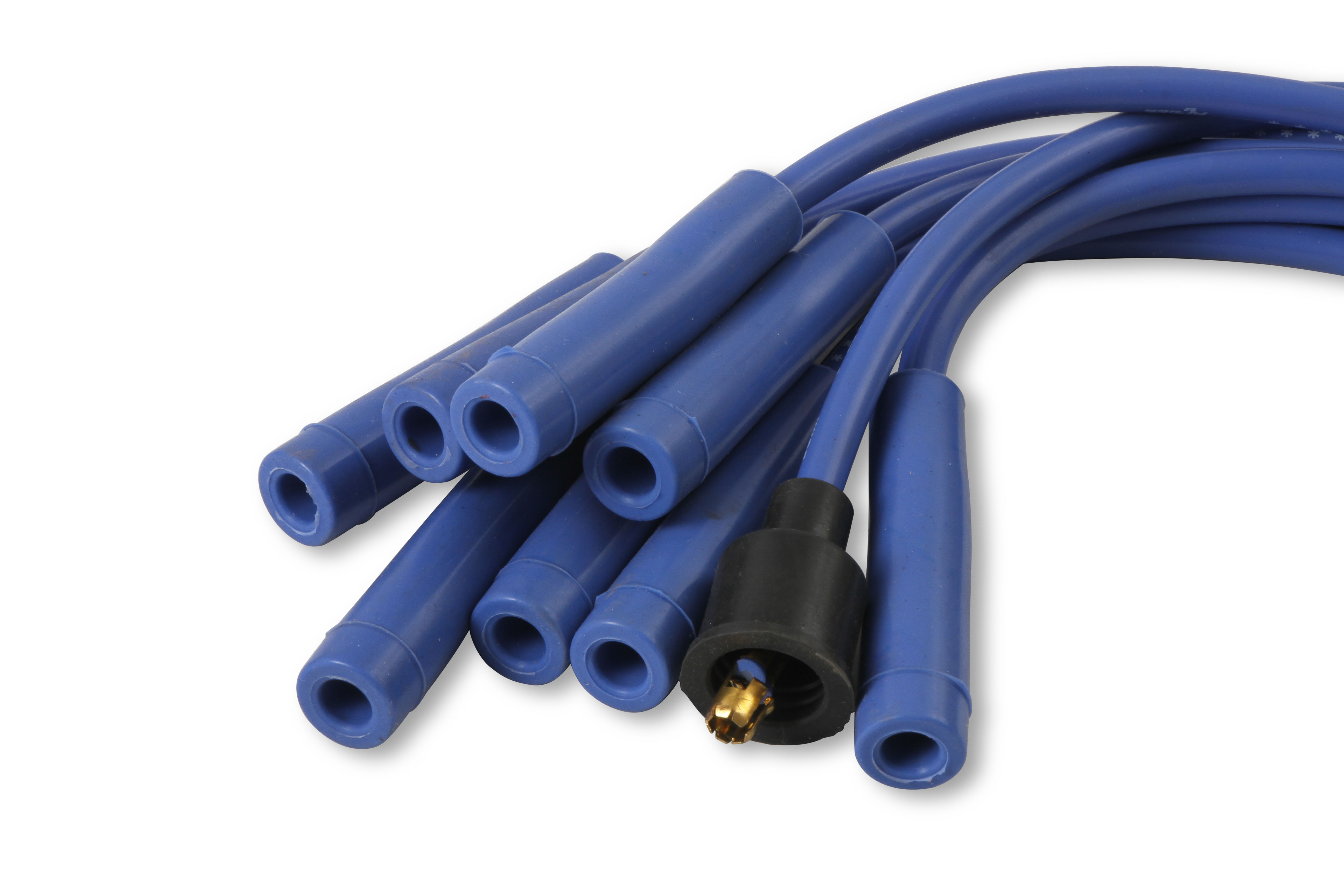 Picture of Accel 4040B 8mm Spark Plug Wire Set Blue Silicone High Performance