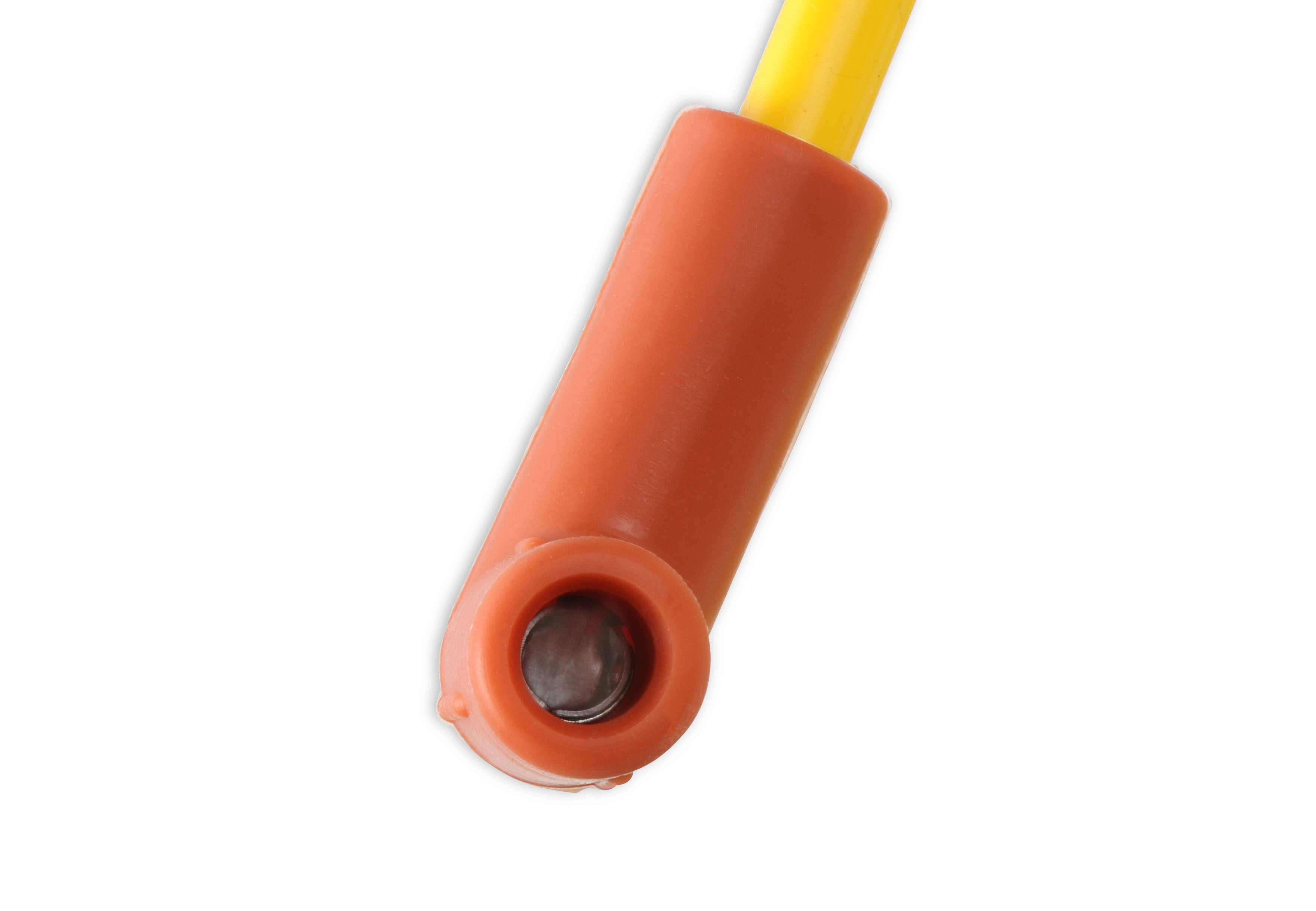 Picture of Accel 4041 8mm Spark Plug Wire Set - Yellow with Orange 90Â° Boots
