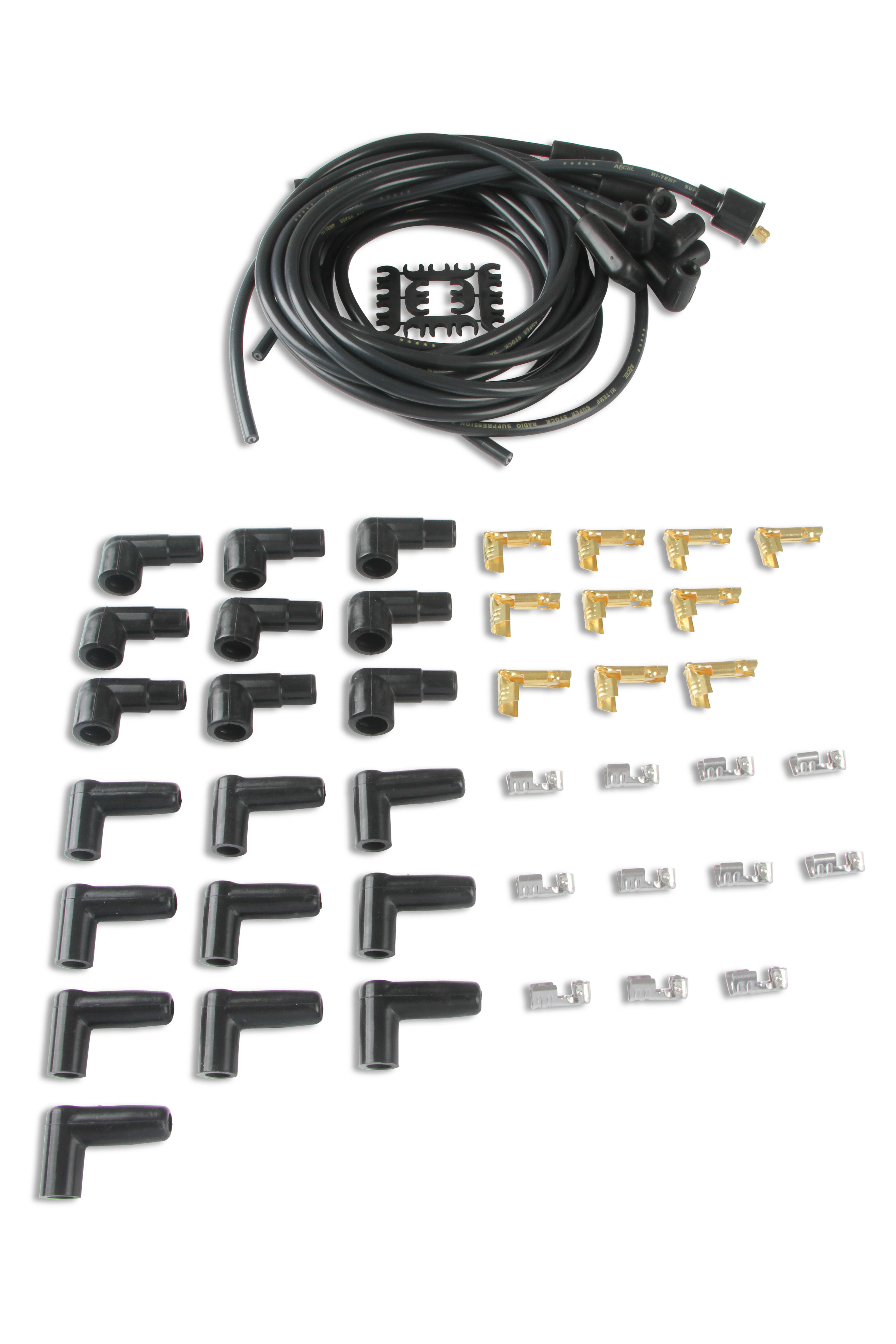 Picture of Accel 4041K 8mm Spark Plug Wire Set with 90 Degree Boots
