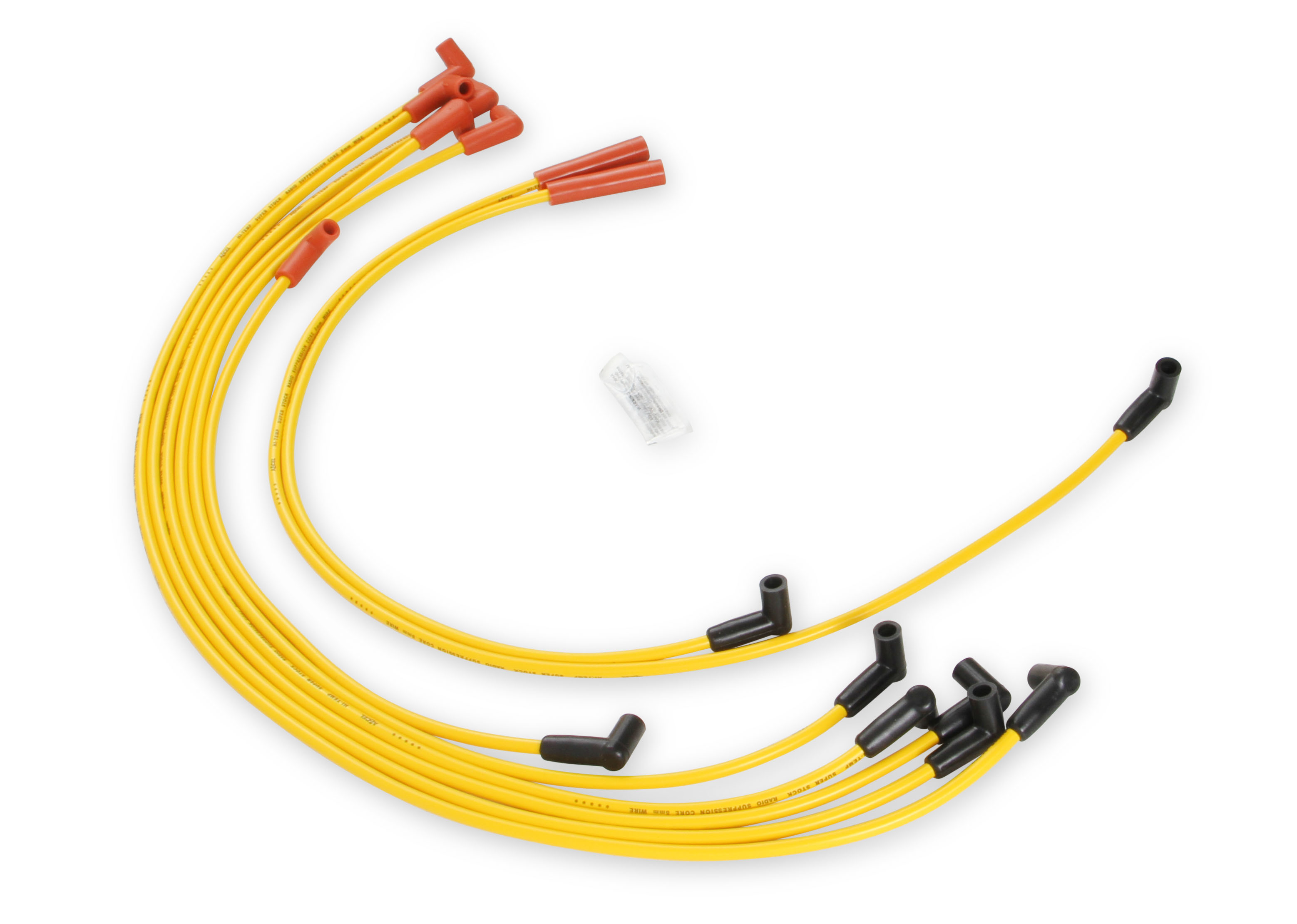 Picture of Accel 4049 Super Stock 8mm Spark Plug Wire Set Yellow HEI Boots