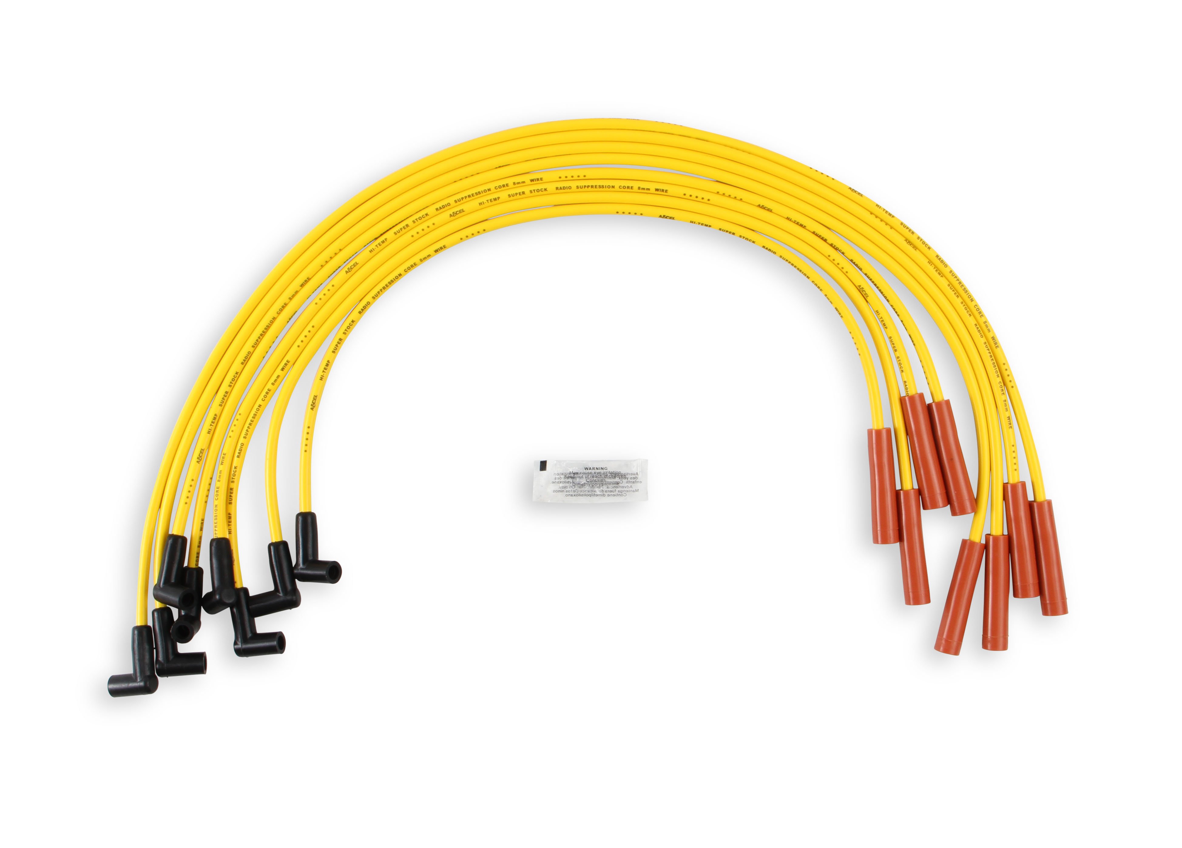 Picture of Accel 4071 Super Stock 8mm Spark Plug Wire Set - Graphite Core - Chevy GMC 454