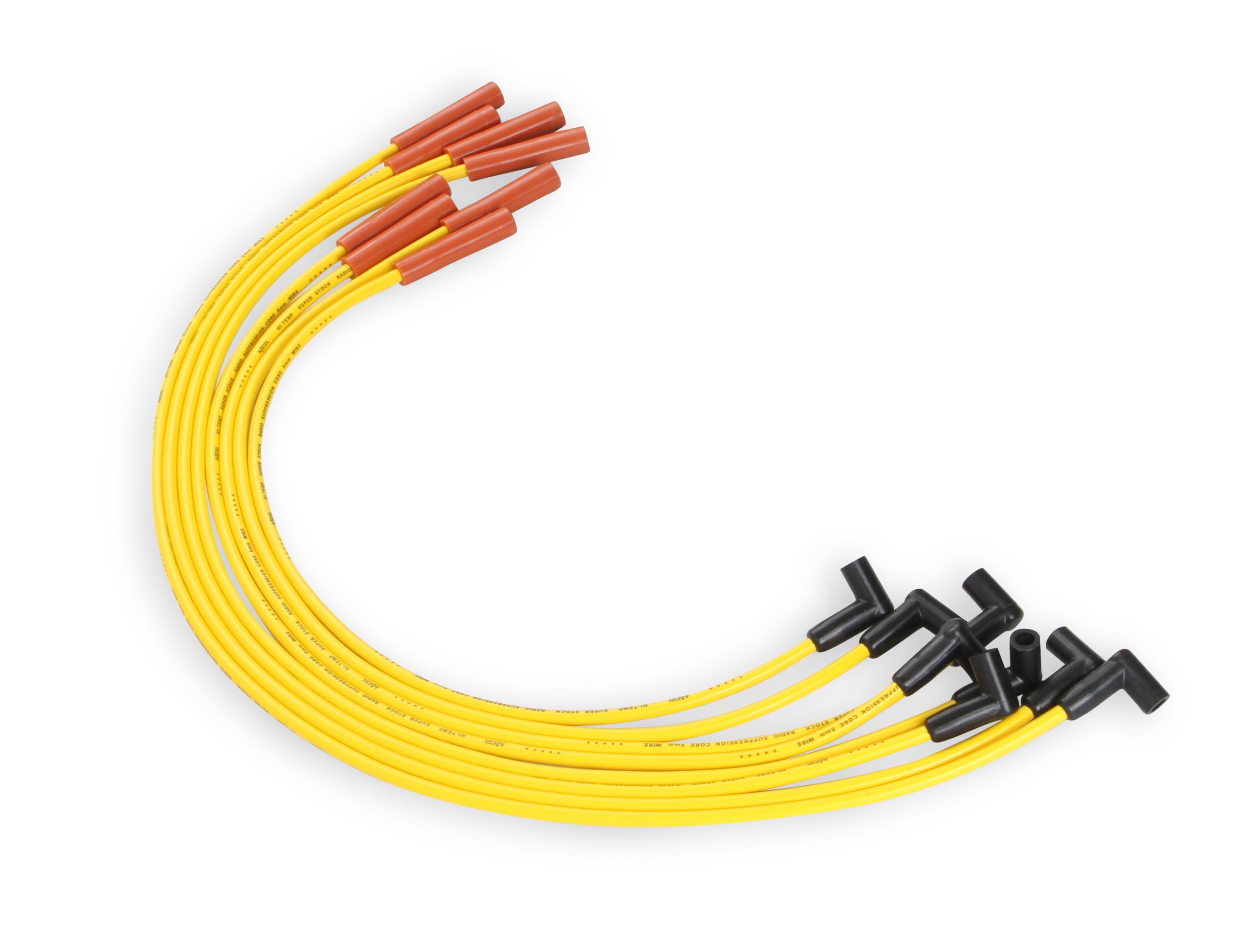 Picture of Accel 4071 Super Stock 8mm Spark Plug Wire Set - Graphite Core - Chevy GMC 454