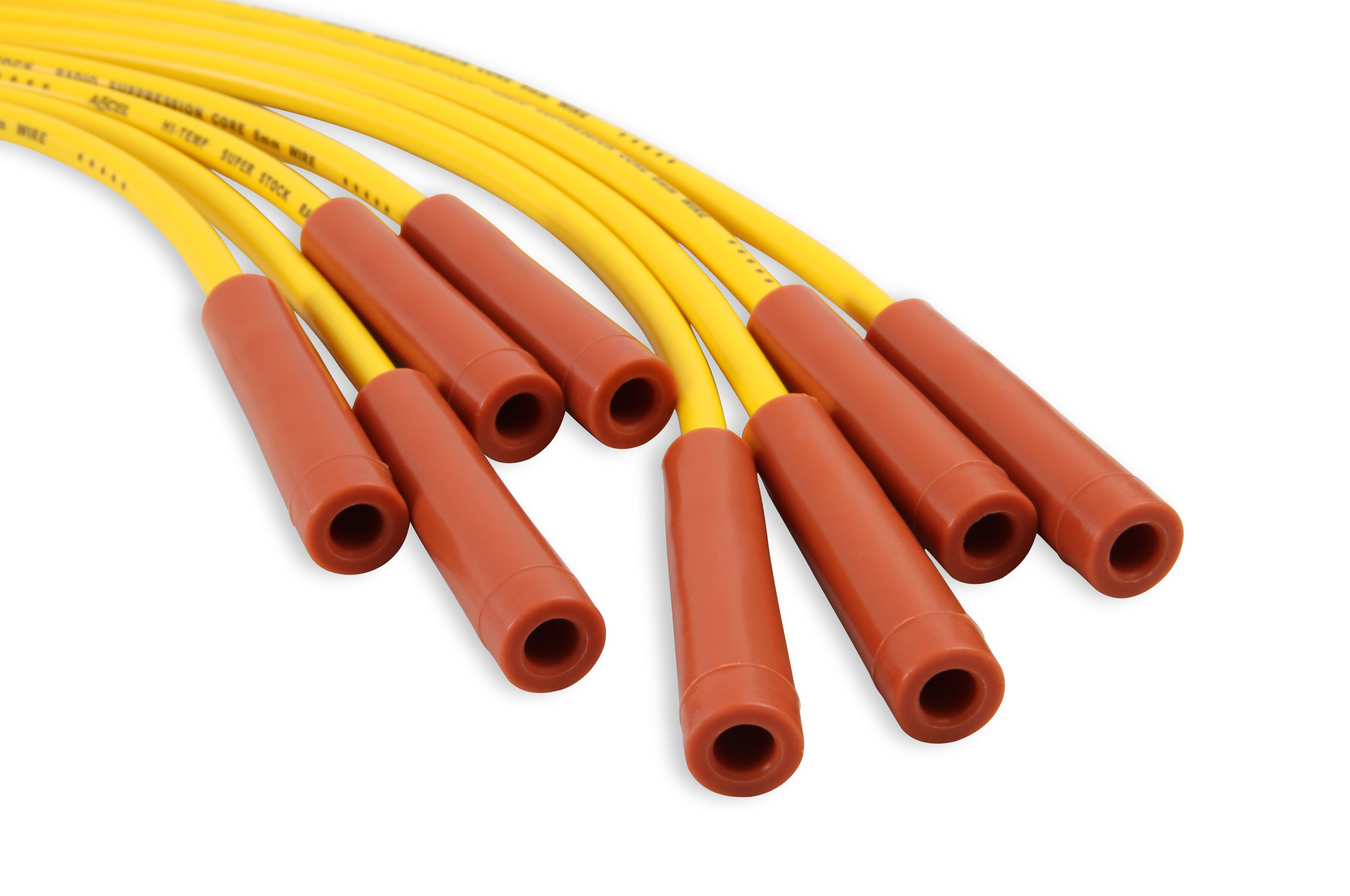 Picture of Accel 4071 Super Stock 8mm Spark Plug Wire Set - Graphite Core - Chevy GMC 454
