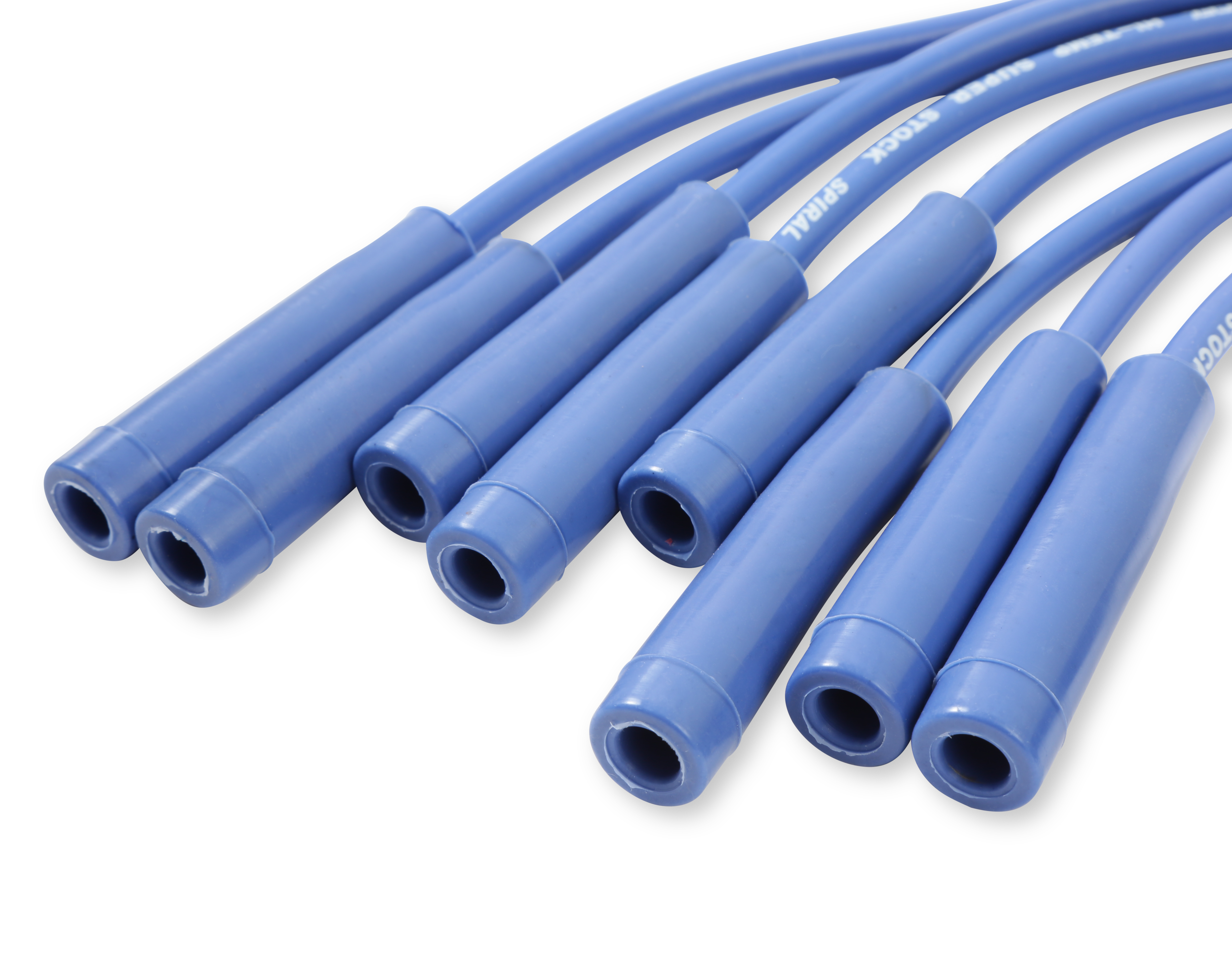 Picture of Accel 5040B 8mm Universal Spark Plug Wire Set Blue with Straight Boots