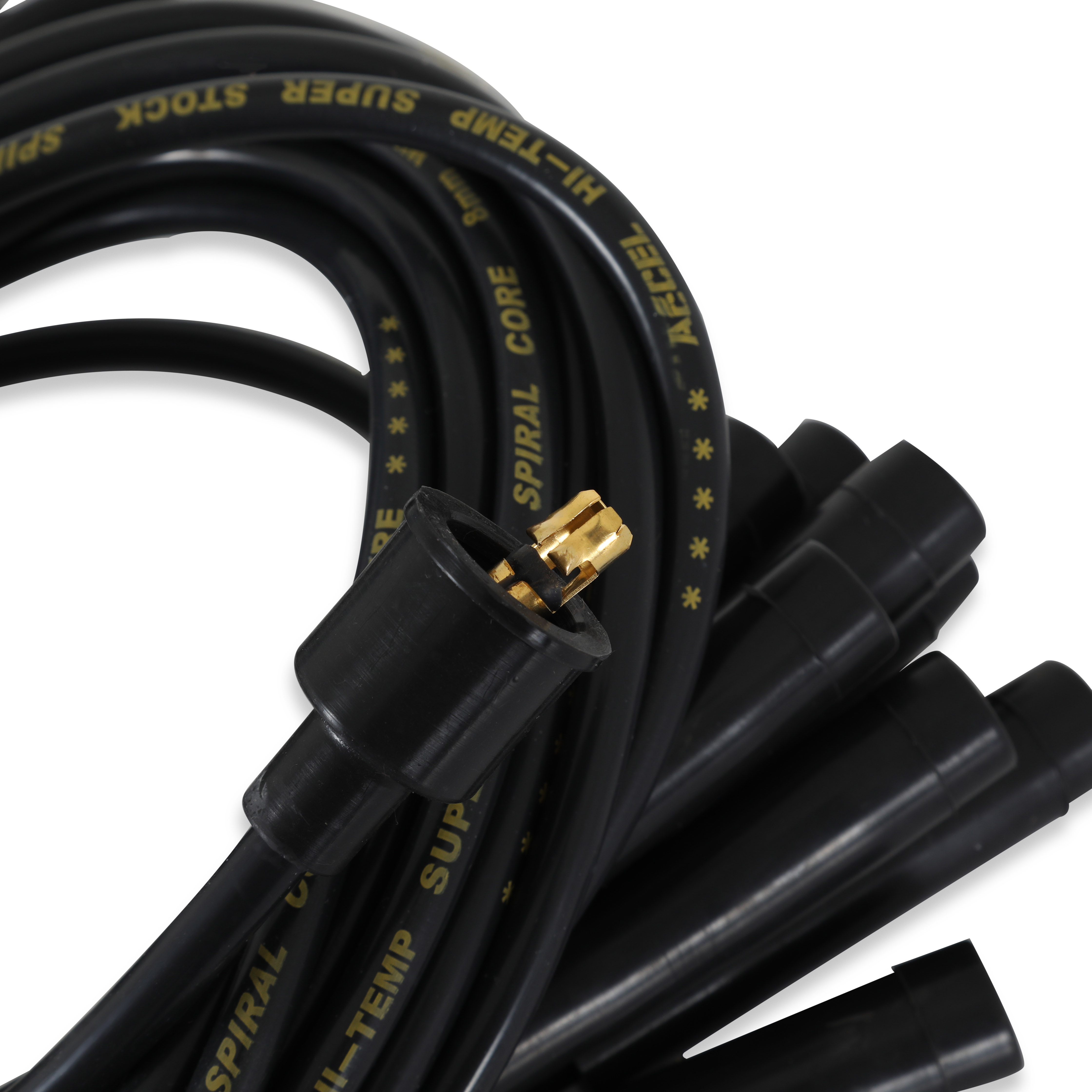 Picture of Accel 5040K 8mm Universal Spark Plug Wire Set Black