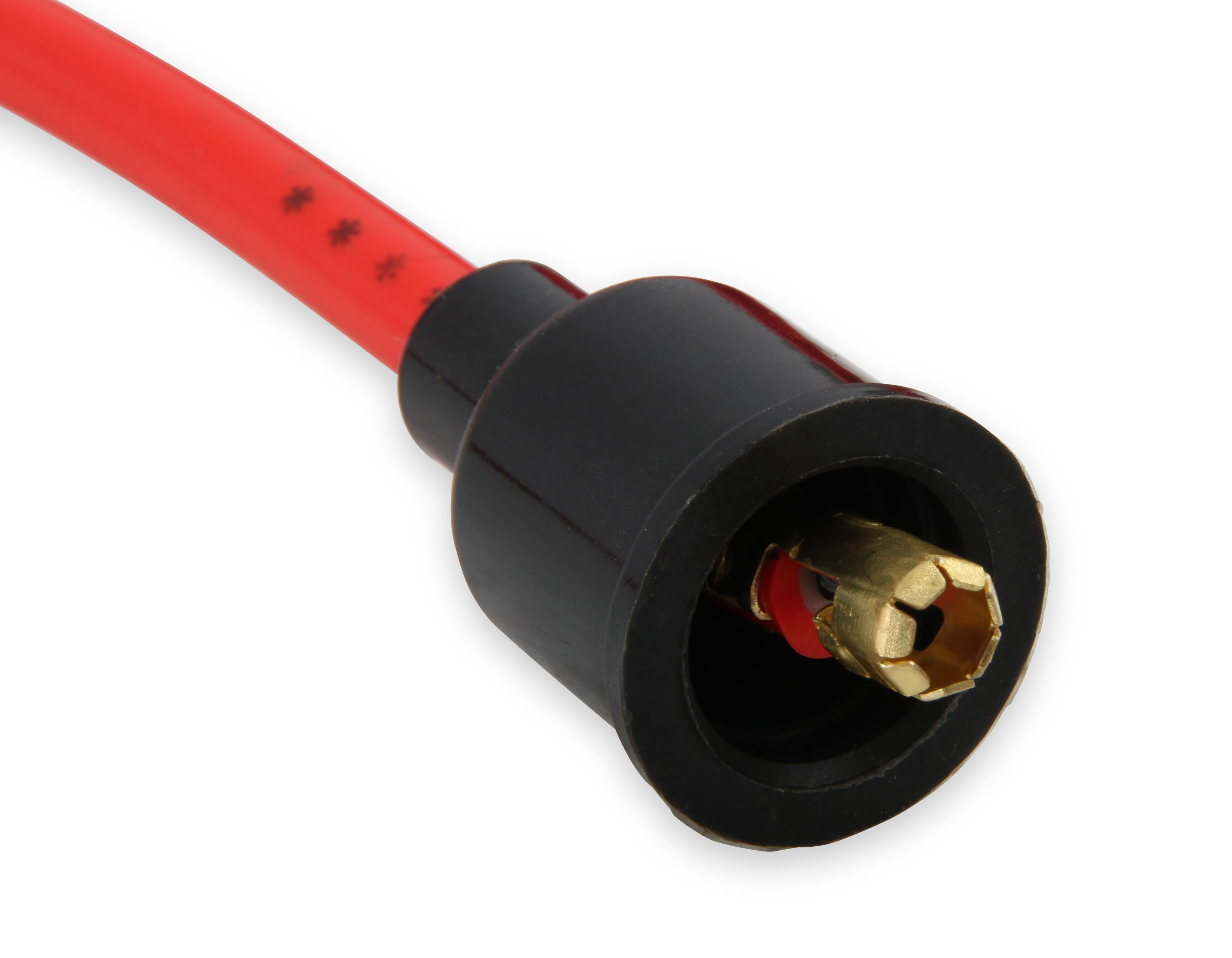 Picture of Accel 5040R 8mm Universal Spark Plug Wire Set - Red with Straight Boots