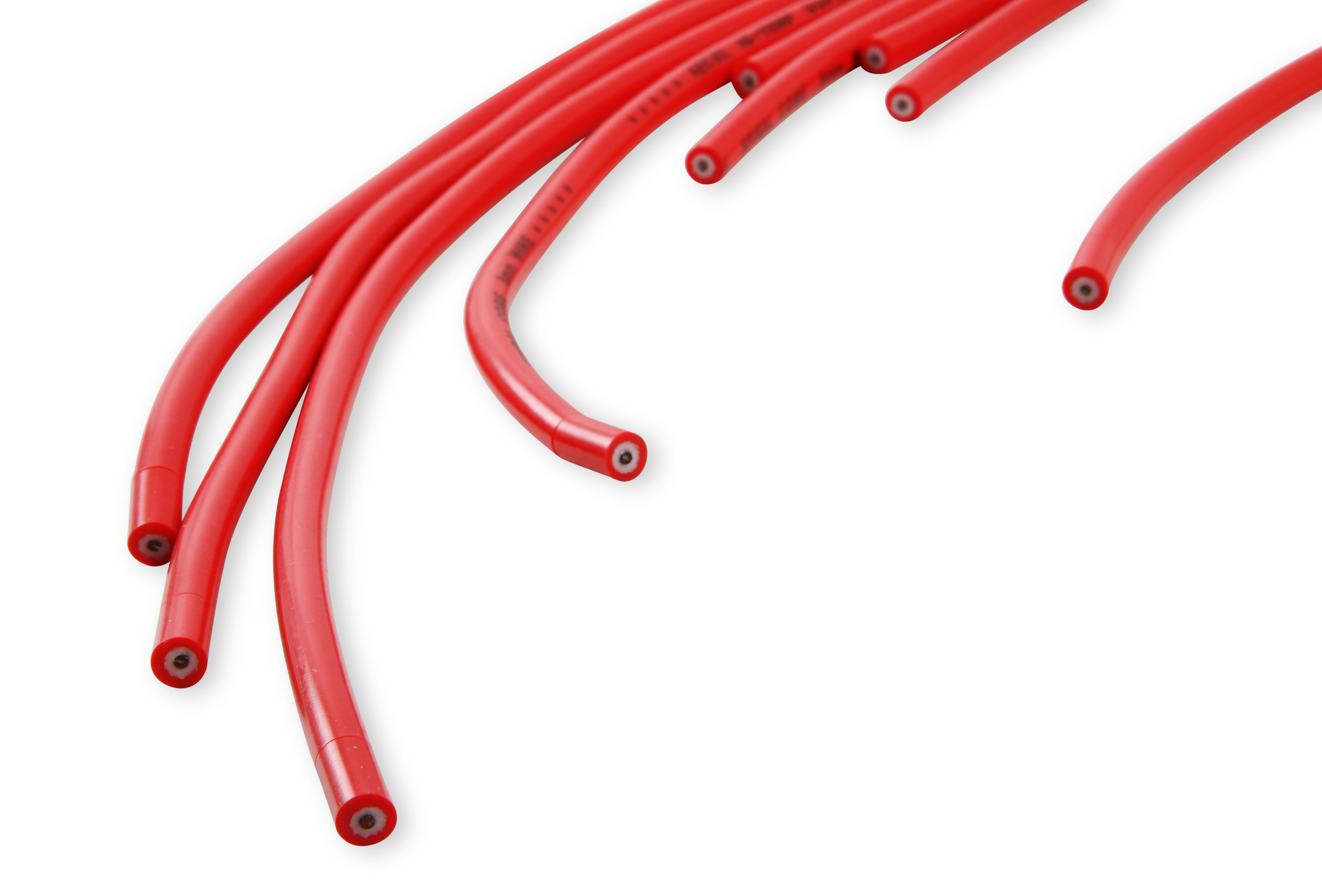 Picture of Accel 5041R 8mm Universal Spark Plug Wire Set - Red with 90° Boots