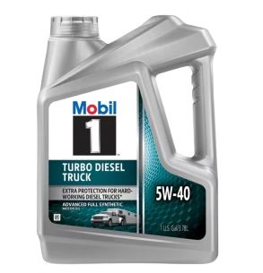 Mobil 127097 Turbo Diesel Truck 5W-40 Full Synthetic Motor Oil 1 Gallon