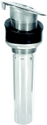 Tigress 77276 Screwless 9" Stainless Steel Rod Holder 15 Degree