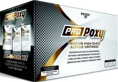 Pettit Paint 1311206KIT ProPoxy 3112GK Two-Part Acrylic Urethane Topside Paint Chevy White