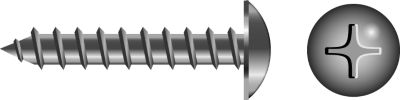 Seachoice RP-SC3689 Phillips Tapping Screw - Truss Head
#6 x 3/4"