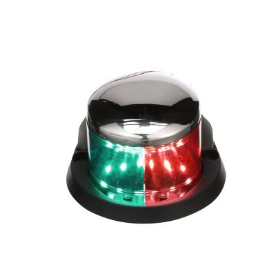 Seachoice 02041 LED Bi-Color Bow Navigation Light Chrome 2-Mile