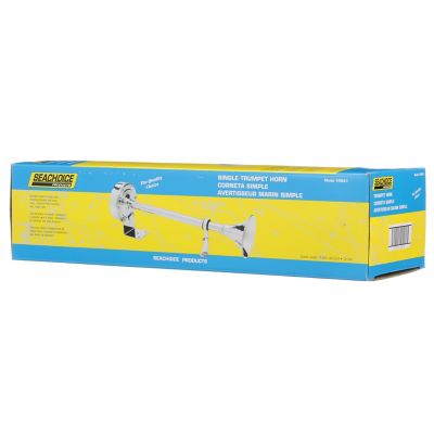 Seachoice 14541 Single Trumpet Horn 106dB 12V Stainless Steel Marine