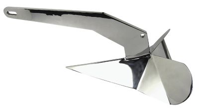 Seachoice 43860 Stainless Steel Plow Anchor 35 lbs