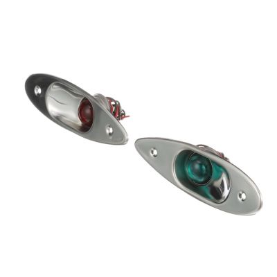 Seachoice 05151 Stainless Steel Navigation Side Lights Flush Mount Pair