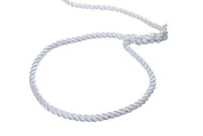 Seachoice 42501 3-Strand Twisted Nylon Dock Line 3/8-Inch x 10 Feet White