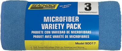 Seachoice W-90017-SC Microfiber Cleaning Cloth Variety Pack 3-Pack