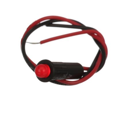 Seachoice 09851 Seachoice LED Red Indicator Light, 14V, 6 in. Lead Wires, 1/4 in. Light