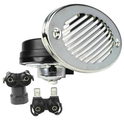 Seachoice 14571 Hidden Boat Horn with Stainless Steel Cover