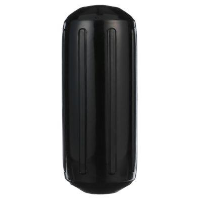 Seachoice DE71156S Center Hole Boat Fender 6" x 15" Black Marine Grade Vinyl