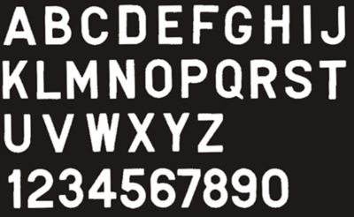 Seachoice 74881  3" Gothic Number "8" - White - Pack of 10