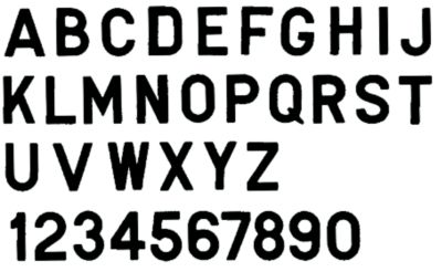 Seachoice 74401  3" Gothic Number "0" - Black - Pack of 10