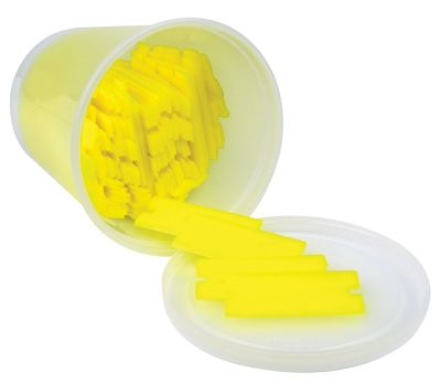 Seachoice 92021 Plastic Razor Blades 100-Pack with Storage Bucket