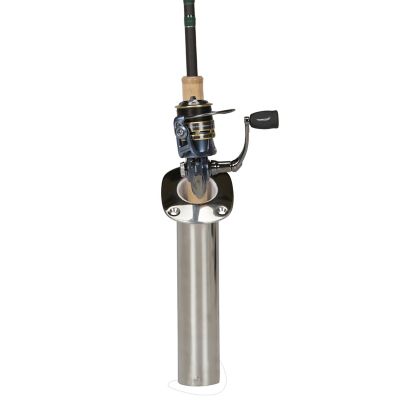 Seachoice 89021 Fishing Rod Holder 30 Degree Gunnel Mount Stainless Steel