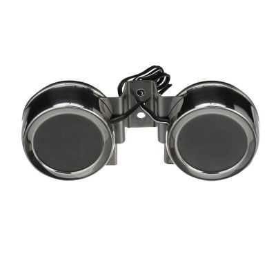 Seachoice 14521 Compact Electric Marine Horn 108dB Twin Horns Stainless Steel