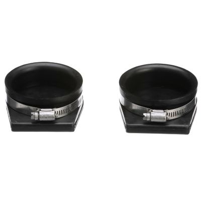 Seachoice 28361 Exhaust Guard Covers 4" OD Black Rubber Flapper Valve 2-Pack