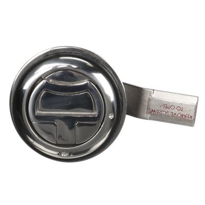 Seachoice 35531 Round Non-Locking Hatch Handle 2-3/8" Stainless Steel