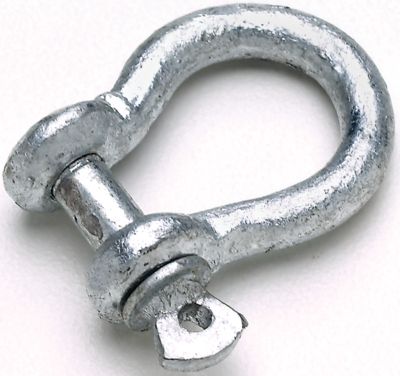 Seachoice 43140 Galvanized Anchor Shackle 1 Inch Drop Forged