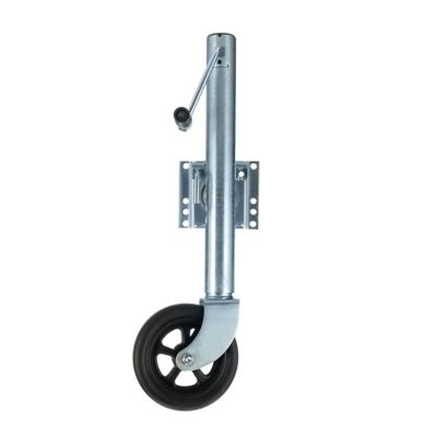 Seachoice 50-52031 Fold Up Trailer Jack 1500 lb Capacity Side Crank 6" Wheel